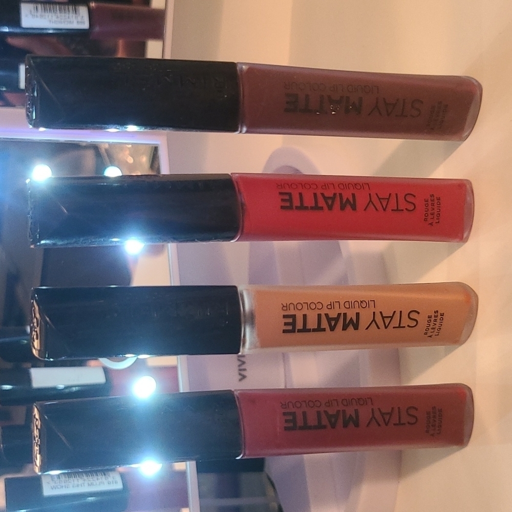 Rimmel London stay matte liquid lip colour four pack